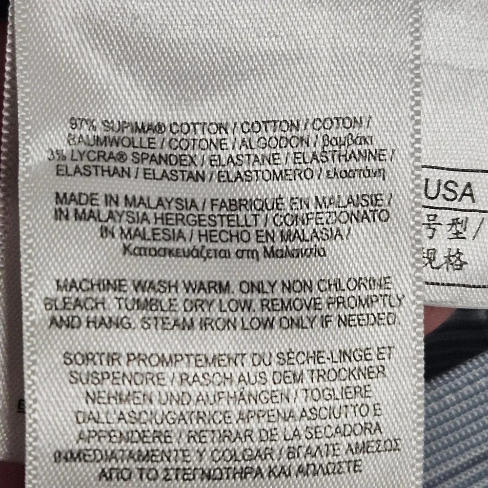 Brooks Brothers Milano Fit Plaid Dress Shirt Blue Gray Quiet Luxury  Ivy 16 34 - Picture 8 of 12